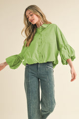 Mayrens Favorite Avocado Green Top