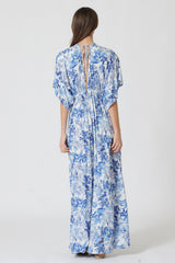 Provence Kimono Sleeve Tie Chest Elastic Waisted Jumpsuit