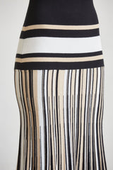 Striped Knit Maxi Dress