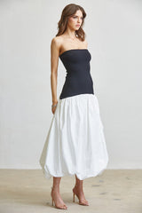 Balloon Midi Dress