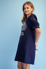 Ellie Embroidered Dress