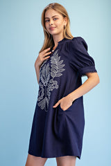 Ellie Embroidered Dress