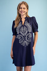 Ellie Embroidered Dress