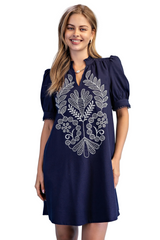 Ellie Embroidered Dress