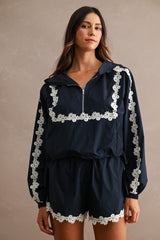 Navy Hoodie Set