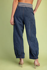 Denim Balloon Pants