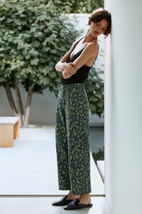 Green Barrel Leopard Jean Pants