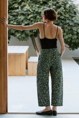 Green Barrel Leopard Jean Pants