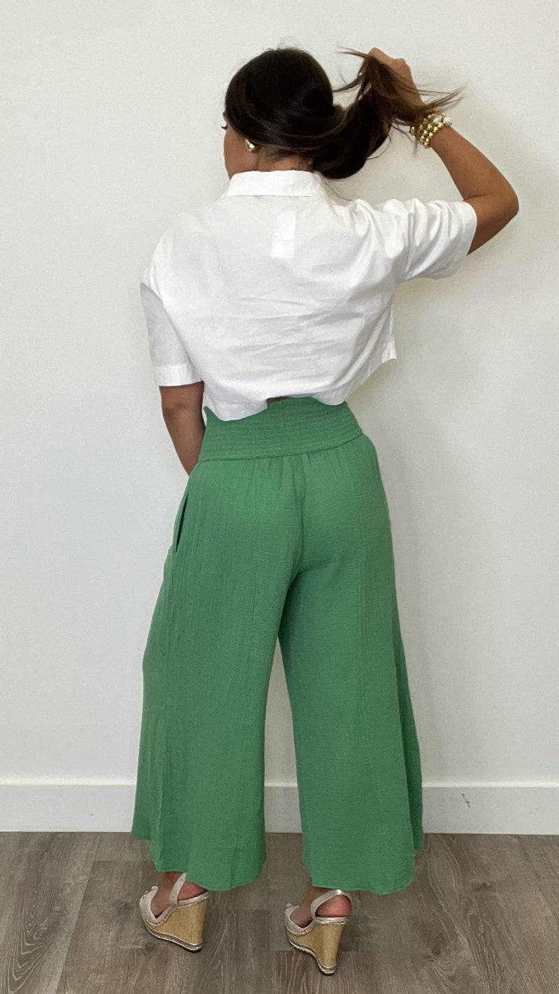 Lainey Green Pants