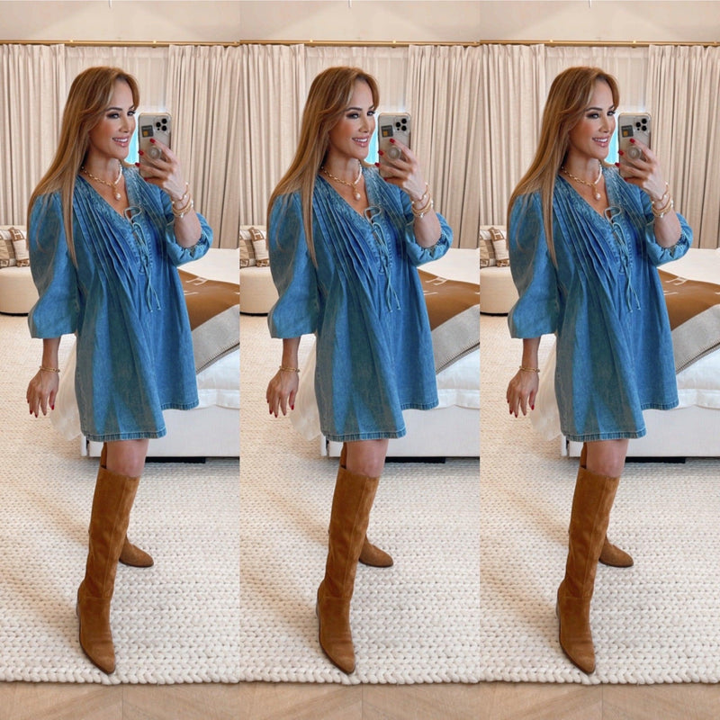 Kailey Medium Wash Denim Dress
