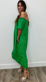 Caterina Linen Maxi Dress