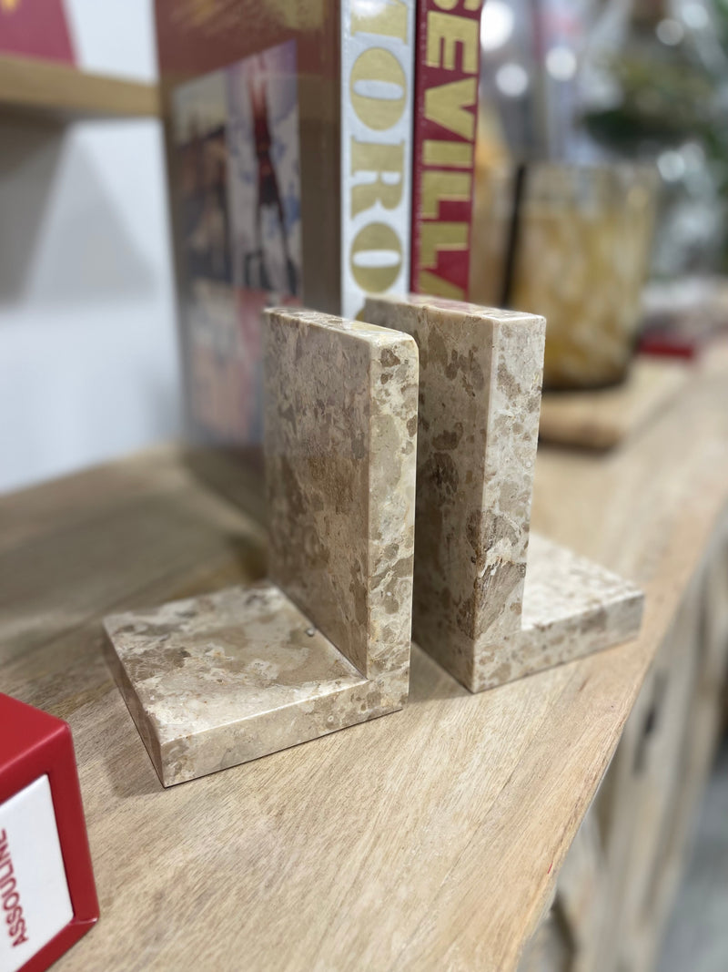 Marble Bookends the Pair