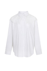Embellished Yoke Woven Long Sleeve Top