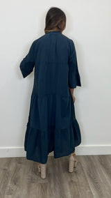Serena Cotton Maxi Dress - PRINZZESA BOUTIQUE