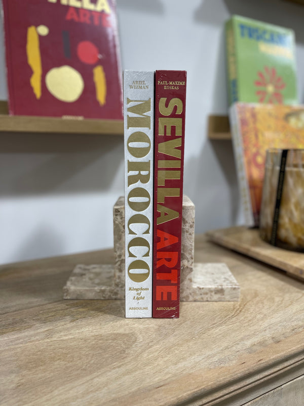 Marble Bookends the Pair
