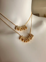 Mom Bubble Charm Necklace
