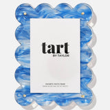Blue Marbled Acrylic Picture Frame