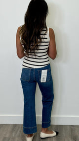 Katie Asymmetrical Hem Sweater Cream