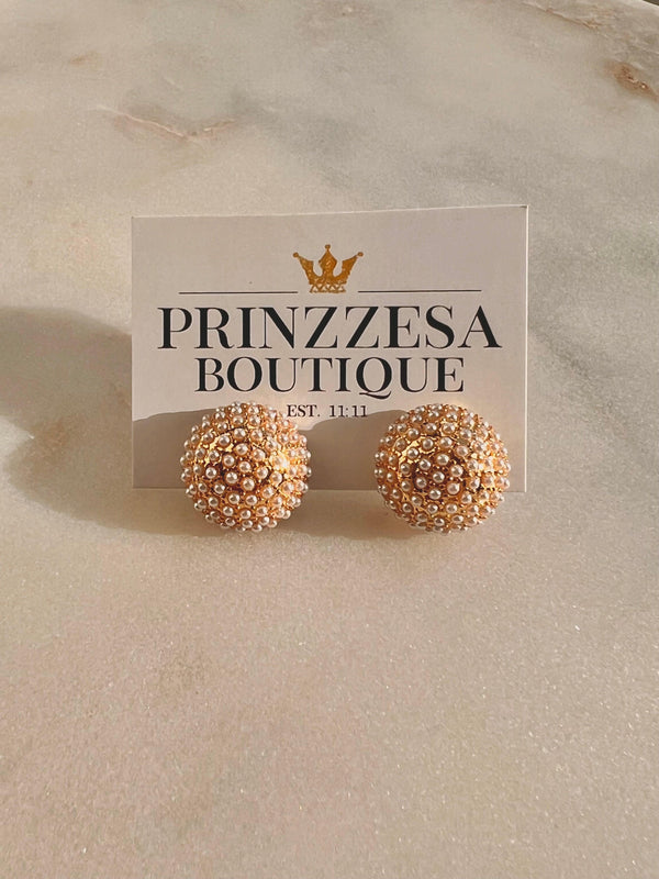 Gabi Pearl Earrings - PRINZZESA BOUTIQUE