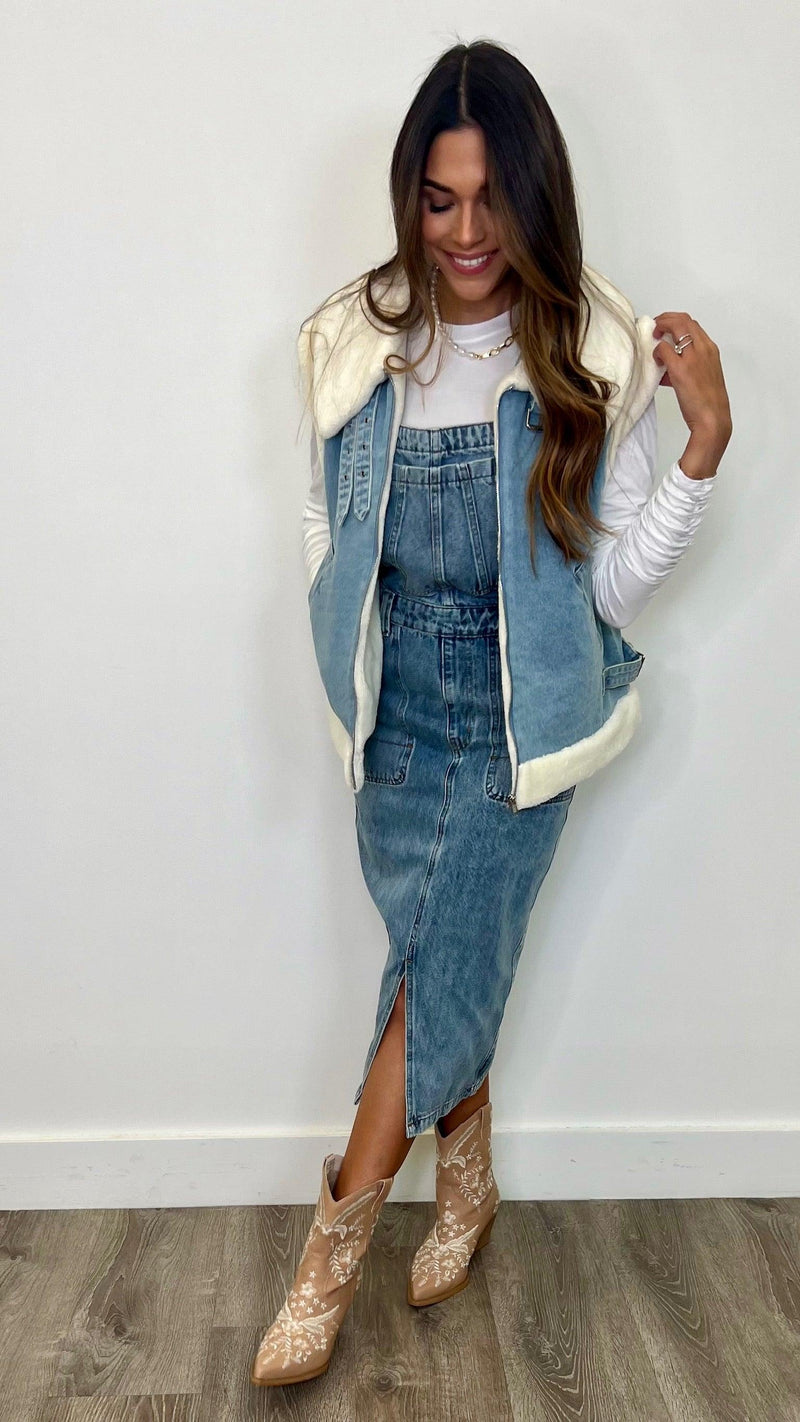 Bailey Denim Overalls - PRINZZESA BOUTIQUE