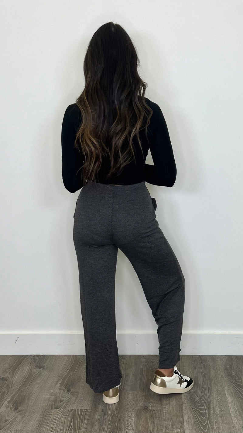 Kinley Black Pants - PRINZZESA BOUTIQUE