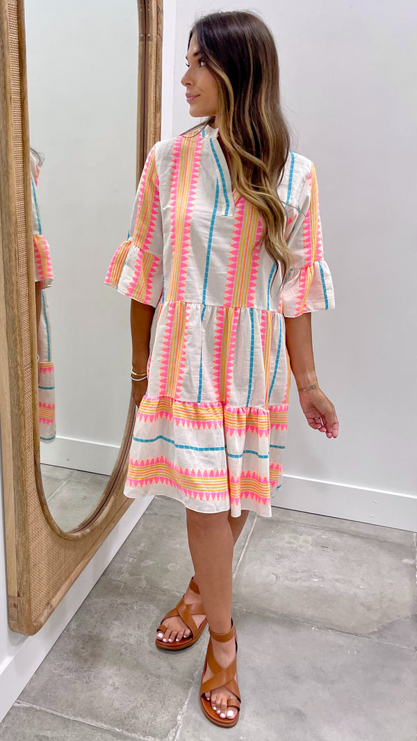 Melo Ibiza Beach Dress Ivory