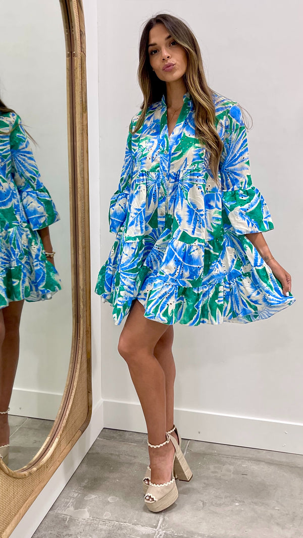 Eliza Eyelet Cotton Dress