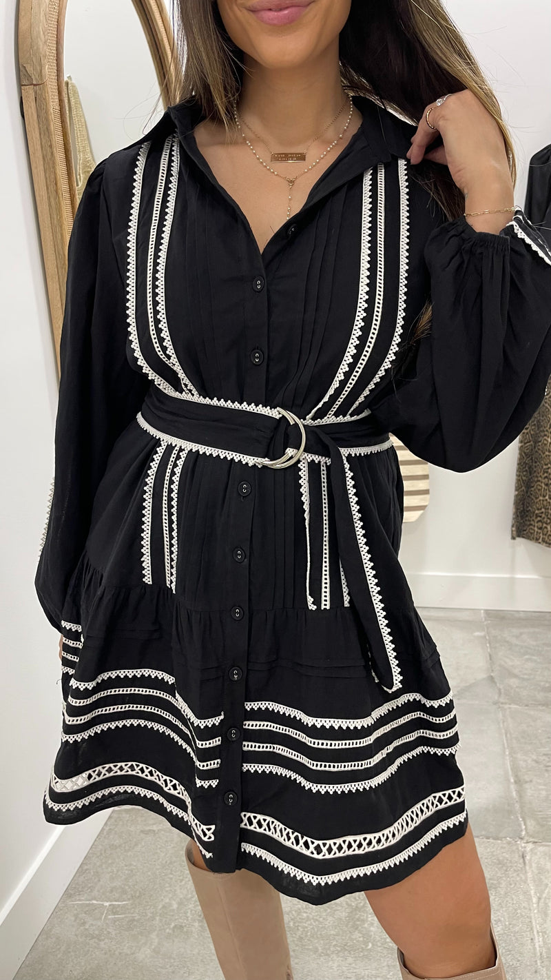 Andora Black Mini Dress