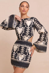 Black Copa Dance Club Dress