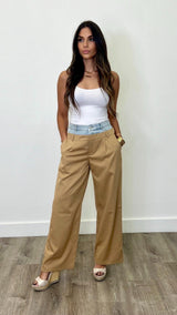 Leonora Taupe Pants