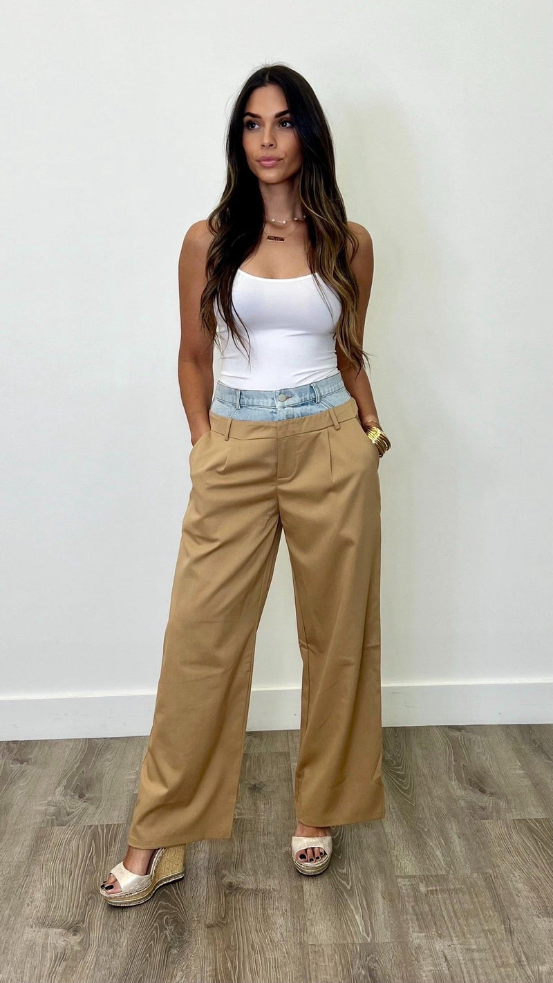 Leonora Taupe Pants
