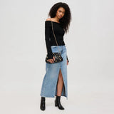 Carey Studded Clutch Black - PRINZZESA BOUTIQUE