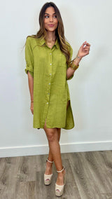 Gina Linen Dress