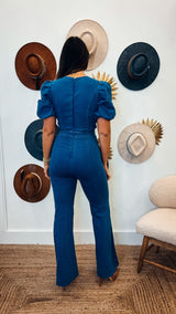 Mila Denim Jumpsuit - PRINZZESA BOUTIQUE
