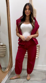 Emery Burgundy Sweatshirt