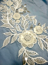Button-up Shirt With Floral Embroidery Detail