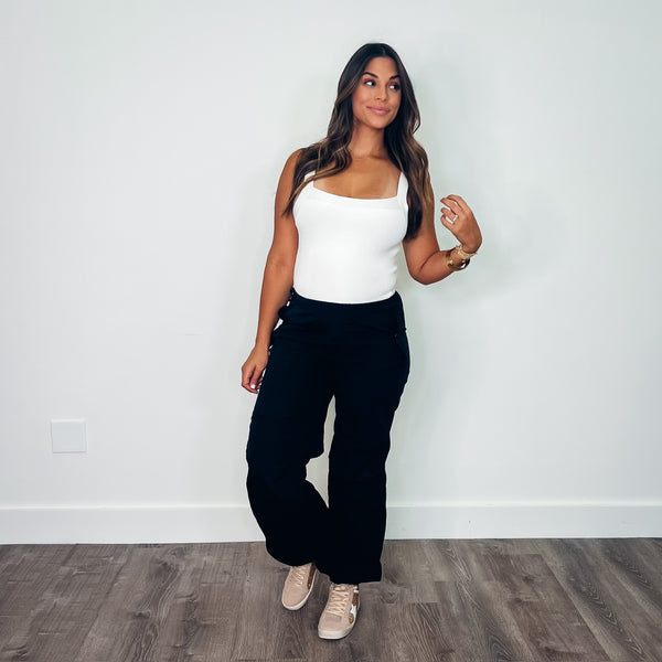 Roux Cargo Pants in Black