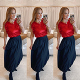 Giselle Black Bubble Midi Skirt - PRINZZESA BOUTIQUE