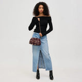 Carey Studded Clutch Wine - PRINZZESA BOUTIQUE