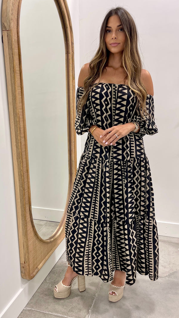 Maimone Printed Dress