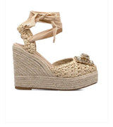 Metallic Gold Espadrilles