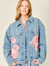 Floral Demin Jacket