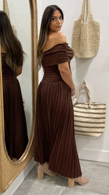Carolyn Chocolate Dress