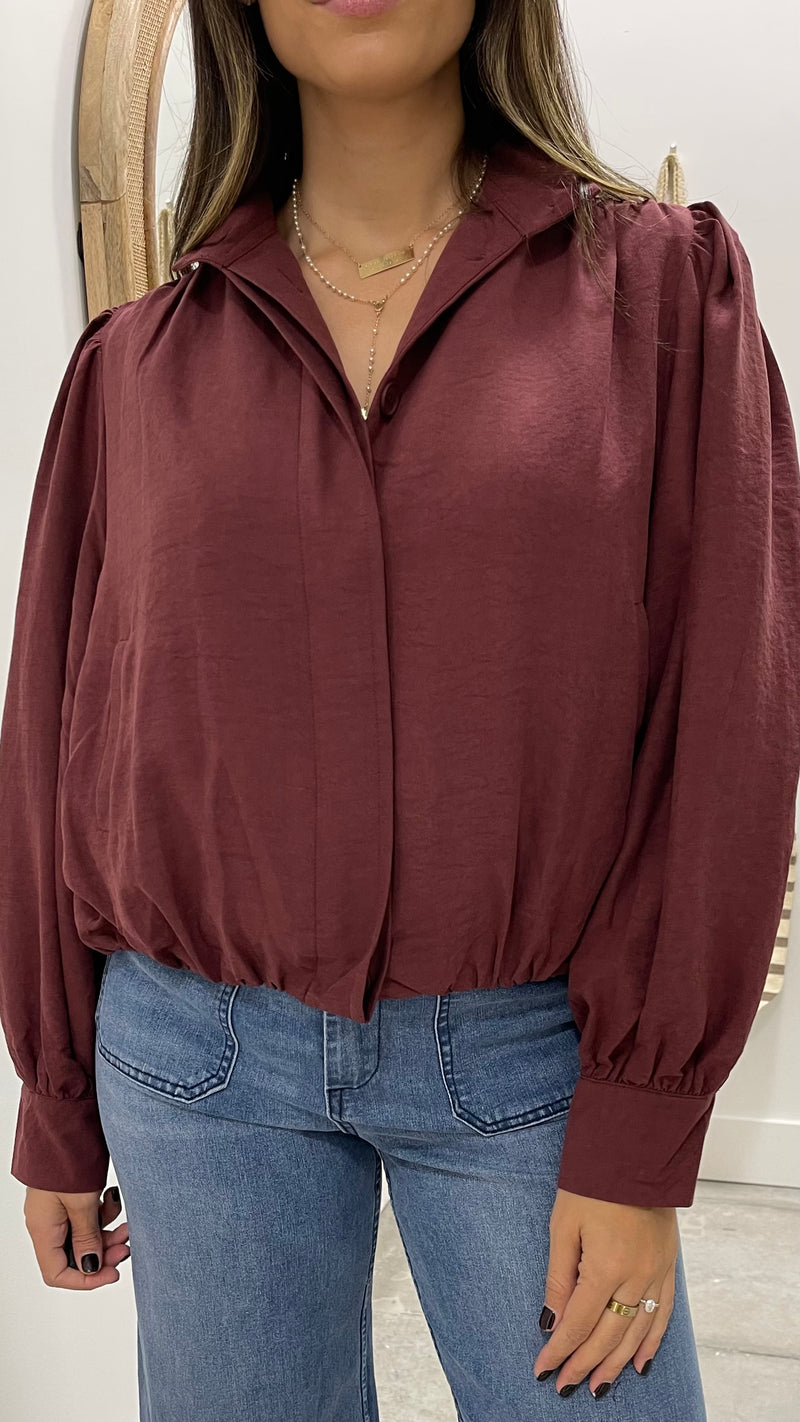 Oakley Wine Balloon Hem Jacket