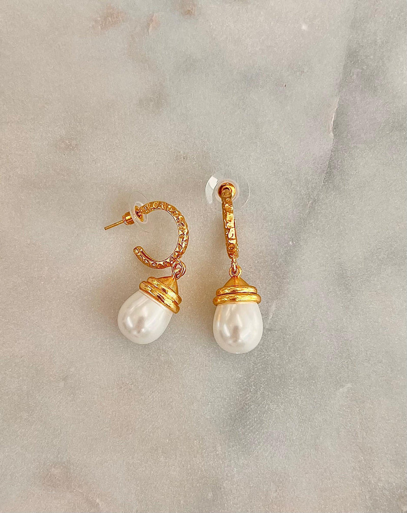 Carlotta Pearl Earrings - PRINZZESA BOUTIQUE