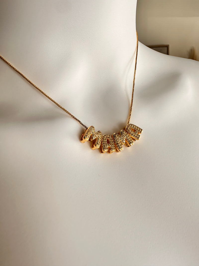 Mama Bubble Charm Necklace