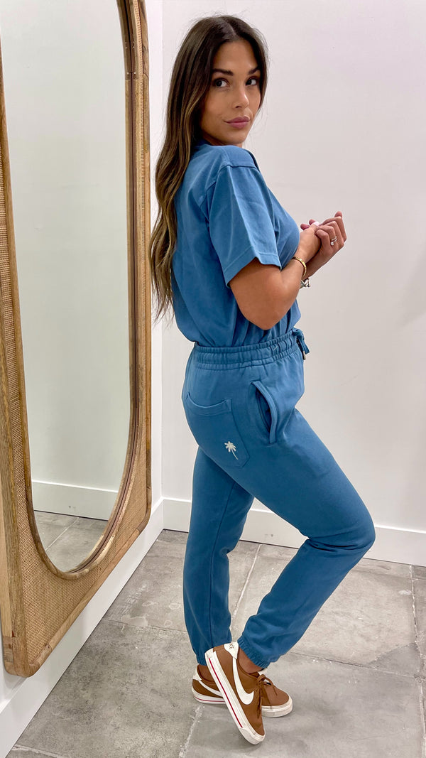 CasaMiami Premium Joggers Pebble Blue