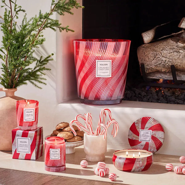 5 Wick 123 OZ Hearth Candle Crushed Candy Cane - PRINZZESA BOUTIQUE