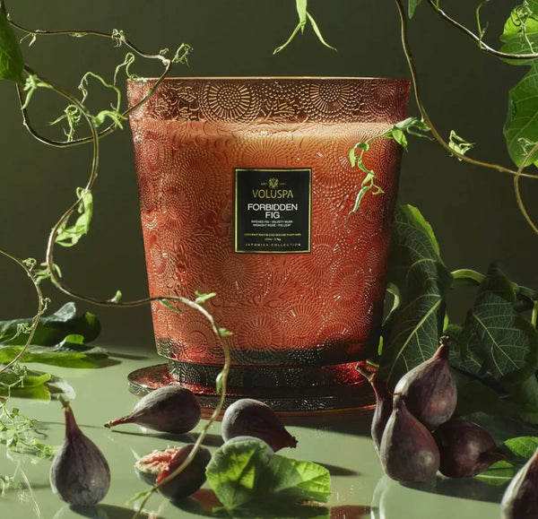 5 Wick Hearth Candle Forbidden Fig - PRINZZESA BOUTIQUE