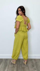 Cameron Olive Top - PRINZZESA BOUTIQUE